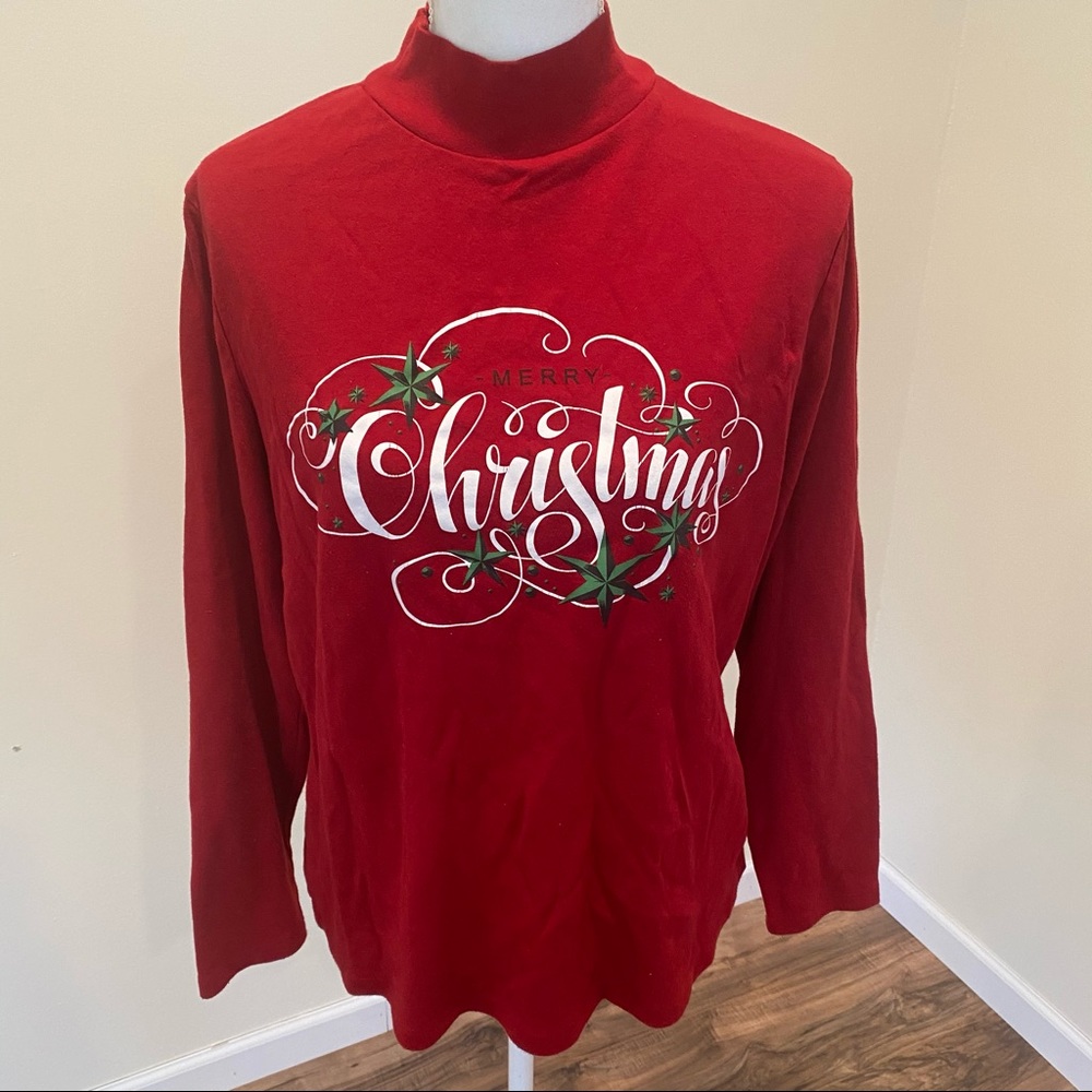 Christmas XXL Red Long Sleeve Time and Tru Shirt